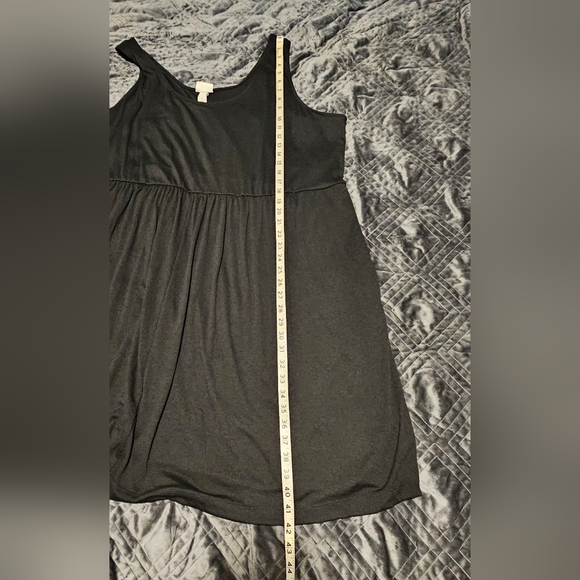 Ava & Viv Black Sleeveless Scoop-neck Babydoll Empire Waist Midi Dress Size 3X - Picture 10 of 12